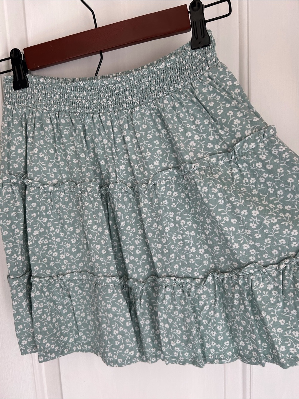 Hollister Floral Tiered Skirt